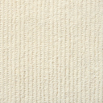 Taupe and Ivory Ribbed Hand-Tufted Wool 5' x 7' Area Rug