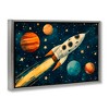 Stupell Industries Soaring Through Space Floating Frame Canvas Art - 2 of 4