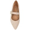 Journee Collection Womens Karissa Buckle Pointed Toe Mary Jane Flats - 4 of 4