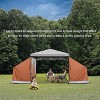 Anybear 10x10FT Orange Side Tent for Pop Up Canopy Easy Setup - 2 of 4