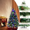 Tangkula Hinged Life-Like Christmas Tree W/ LED Lights Pre-Lit Artificial Xmas Tree W/ PE & PVC Leaves - 4 of 4