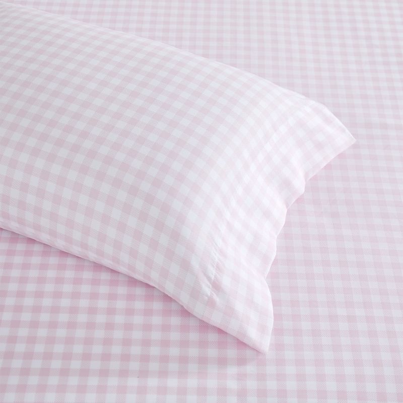 Gingham Printed Microfiber Kids' Sheet Set By Sweet Home Collection™, 5 of 6