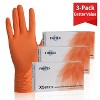 FINITEX Orange Nitrile Gloves - 100, 300 & 1000 PCS, 3.2 Mil,  Powder-Free Latex-Free Disposable Medical Exam Cleaning Food Prep Gloves - 3 of 4