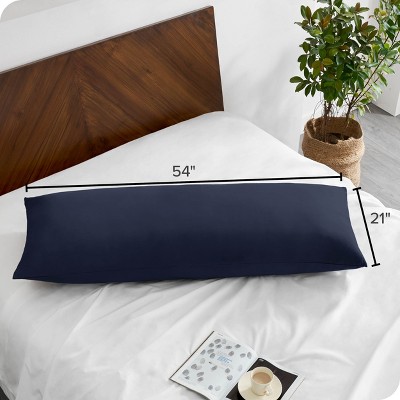 Midnight Blue Ultra Soft Microfiber Body Pillowcase with Zipper Closure