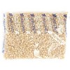 John Bead Czech Glass Seed Beads 2/0 (500g) Silver Lined Transparent Light Topaz AB Matte - 2 of 2