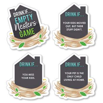 Big Dot of Happiness Drink If Game - Empty Nesters - Empty Nest Party Game - 24 Count