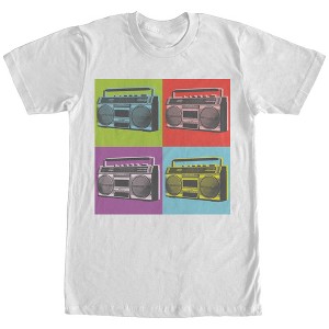Men's Lost Gods Pop Boombox Squares T-Shirt - 1 of 4
