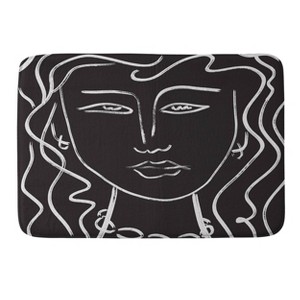 Deny Designs Marin Vaan Zaal Hellen Modernist Line Portrait Memory Foam Bath Rug: Machine Washable, Woven Polyester - 1 of 4