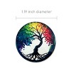Wrapables Crystal Glass Magnets, Refrigerator Magnets for Office Whiteboards, Cabinets, Lockers (Set of 12), Vibrant Trees - 2 of 4