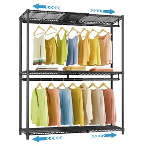 VIPEK X1 Expandable Clothes Rack Adjustable from 2' to 3'5" with Flexible Shelves and Hanger Rods Garment Racks Portable Closet Clothing Racks - 1 of 4