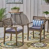 Emerson 2pk Acacia Wood Dining Chair - Christopher Knight Home
 - 2 of 4