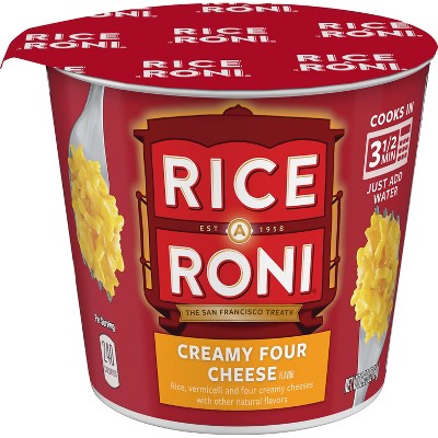 Rice-A-Roni A Roni Creamy Four Cheese Rice Cup - 2.25oz