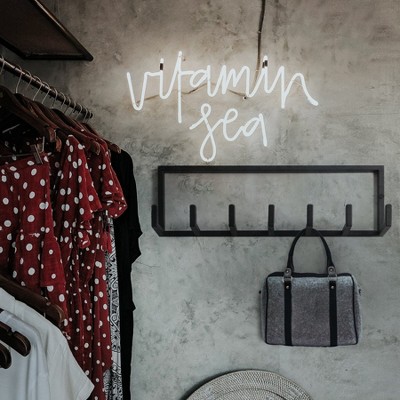 Metal Coat Rack Wall Mounted – Multi-Hook Hanging Rack For Coats, Bags & Hats – Easy Install, Rust-Resistant, Indoor & Outdoor Use