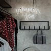 Metal Coat Rack Wall Mounted – Multi-Hook Hanging Rack for Coats, Bags & Hats – Easy Install, Rust-Resistant - 2 of 4