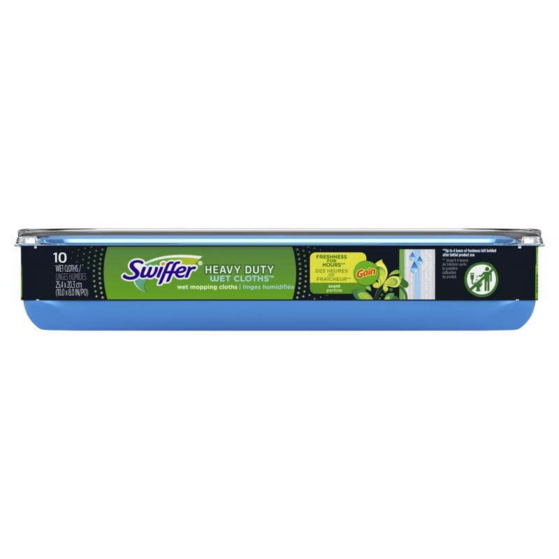Swiffer Sweeper 5.4 in. Wet Microfiber Mop Refill Pad 10 pk, 5 of 6