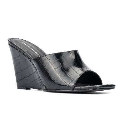 Fashion To Figure Women's Raina Wedge Heels - Wide Width
