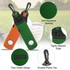 Unique Bargains Portable Neoprene Golf Ball Tee Carry Bags with Clip - 3 of 4