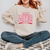 Simply Sage Market Women's My Lover Era Varsity Long Sleeve Garment Dyed Tee - 2 of 3