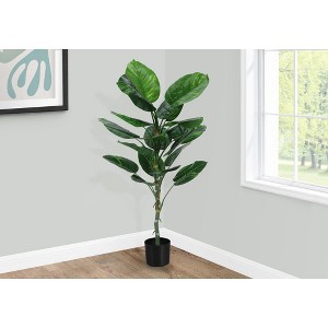 NicBex Artificial Tree Artificial Plant 54" Tall Artificial Dieffenbachia Tree with Black Pot, Room Decor for Home Office Foyer Porch - 1 of 4