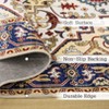 Gulches Vintage Floral Area Rug Ultra-Soft Faux Cashmere, Machine Washable, Non Slip, Versatile for Multiple Rooms - 4 of 4