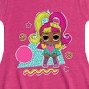 Girls' - LOL Surprise! - Glow Grrrl Retro Styled Fit & Flair Cap Sleeve Dress - 2 of 2