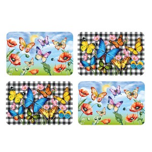 Briarwood Lane Spring Double Sided Placemat (4-pack) 17x11.25 Sunshine Butterflies For Spring Placemat - 1 of 4