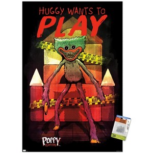 Trends International Poppy Playtime - Huggy Wants To Play Unframed Wall Poster Prints - 1 of 4