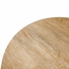LeisureMod Ravenna Modern Round Wood 47" Dining Table with Metal Legs - Sleek Design, Perfect for Dining Rooms - 4 of 4