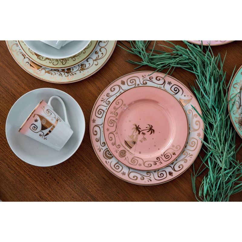 Disney Princess 16-Piece Ceramic Dinnerware Set Collection 3 | Plates, Bowls & Mugs, 2 of 7