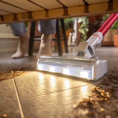 BISSELL PowerClean Swivel Head Cordless Stick Vacuum 4342 10.5 Cleaning Path BLACK/PURPLE