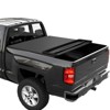 Quad Fold Soft Truck Bed Tonneau Cover Compatible for Chevy Silverado Sierra 1500 2014-2018, 5.8/6.6 FT Soft Rolling up Bed Cover - 2 of 4