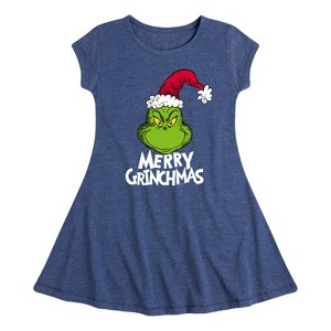 Girls' - Dr. Seuss -  Fit & Flair Cap Sleeve Dress - 1 of 3