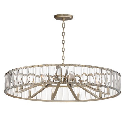 Maxim Lighting Odeon 10 - Light Chandelier in  Golden Silver