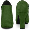 Perphy Women's Round Toe Platform Chunky Heel Ankle Booties - 2 of 3