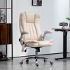 HOMCOM Heated Vibration Massage Office Chair with Flip-up Armrest, Swivel Wheels, Adjustable Height - image 2 of 4