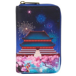 Loungefly Disney - Mulan Castle Light Up Zip Around Wallet, Loungefly - 1 of 4
