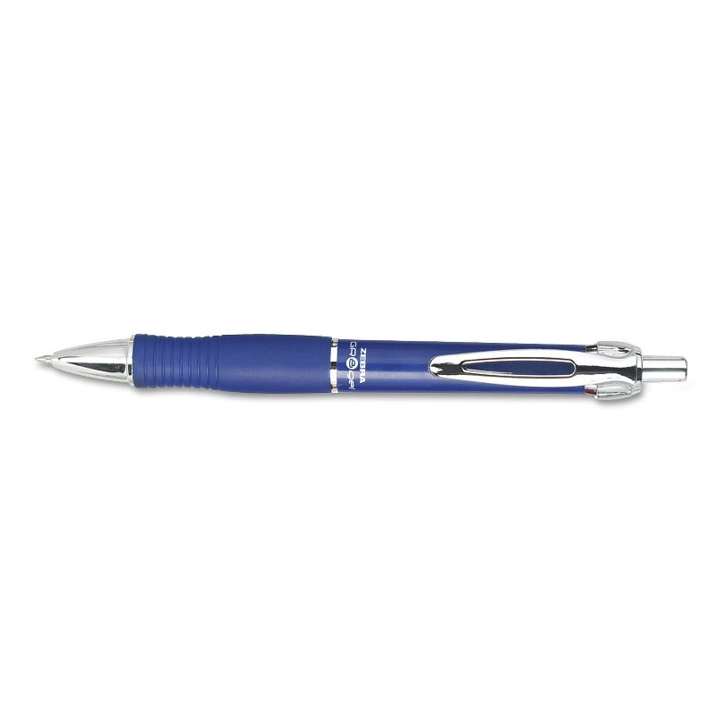 Zebra GR8 Retractable Gel Pen Blue nk Medium Dozen 42620, 1 of 4
