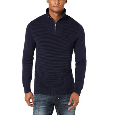 I.N.C International Concepts Mens Dean Pullover Sweater, Blue, Large