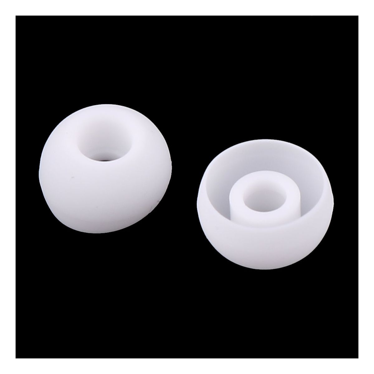 Unique Bargains Silicone Soft Durable Comfortable Earbud Tips White 50 Pcs - thumbnail 3