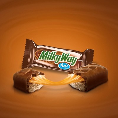 Milky Way Fun Size Milk Chocolate Candy Bars - 10.65oz