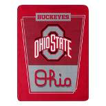 NCAA Ohio State Buckeyes 46''x60'' Leadership Micro Throw Blanket