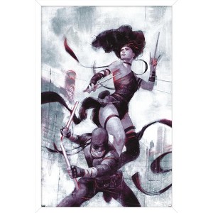 Trends International Marvel Elektra - Daredevil #15 Framed Wall Poster Prints - 1 of 4