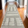 Gray and Ivory Wool Geometric Hand Woven Area Rug - 2 of 4