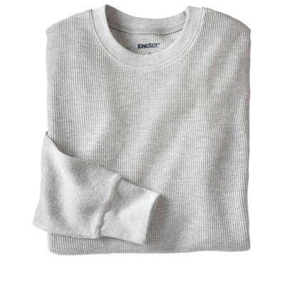 KingSize Men's Big & Tall Heavyweight Thermal Underwear Crewneck Tee