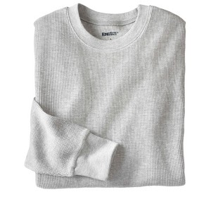 KingSize Men's Big & Tall Heavyweight Thermal Underwear Crewneck Tee - 1 of 4