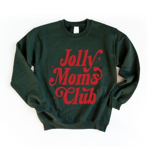 Jolly Mom's Club Distressed - Women's Graphic Sweatshirt - 1 of 4
