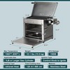 GASPRO Multi-Tasking Propane Infrared Steak Grill, XL Steakhouse & Cast-Iron Griddle 2-in-1 Outdoor Cooking Master | 125 in² Extra Large Cooking Area - 3 of 4