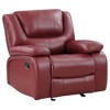 Upholstered Glider Recliner Chair with Extra-Wide Seat and Smooth Gliding Motion - 2 of 4