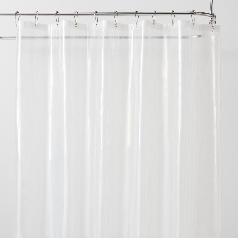 Solid Shower Liner 71x71 - Made By Design - Clear
