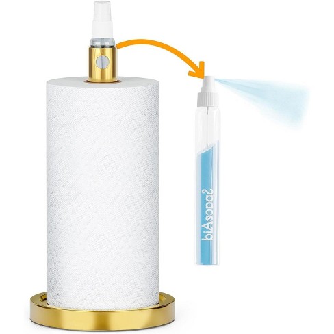 Spaceaid 2 In 1 Countertop Paper Towel Holder With Spray Bottle gold Target